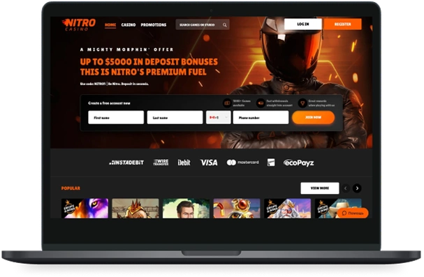 Nitro Casino United States Desktop Nitro Casino United States Desktop
